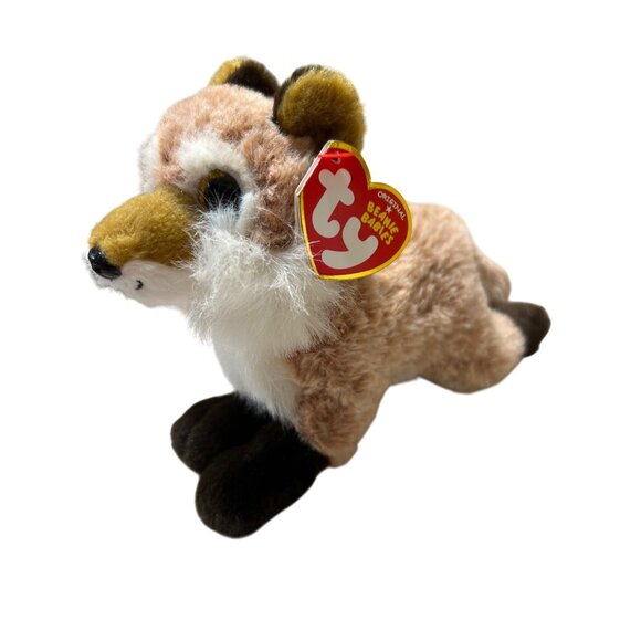 Ty Beanie Babies Fredrick Fox Plush Toy Collectible Red Fox 8" New With Tags - Picture 1 of 6
